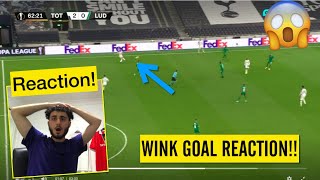 Harry Winks Goal vs Ludogorets REACTION  DID HE MEAN IT [upl. by Ultann733]