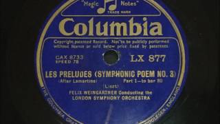 Felix Weingartner  Liszt  Les Preludes [upl. by Lewes508]