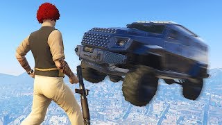 【DE JuN】GTA 5  裝甲車 VS 火箭筒  歡樂時刻 [upl. by Rush]