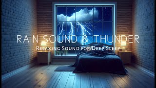 Heavy Thunderstorm Sounds  Relaxing Rain Thunder amp Lightning Ambience for Sleep  HD Nature Video [upl. by Pamela741]