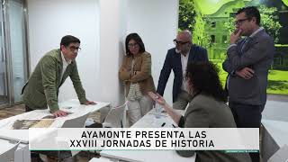 Ayamonte presenta las XXVIII Jornadas de Historia Teleonuba [upl. by Derrek]