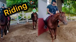 Horse 🐴 RIDING 🏇🏻comment now kisi ki achi lagi 🏇🏻subscribe viral viralvideos horseriding yt [upl. by Lebiralc]