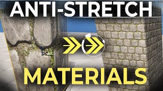 UE5 AntiSTRETCH Textures WorldAligned Materials [upl. by Auqkinahs]