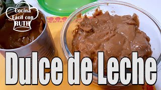 DULCE DE LECHE CASERO CON LECHE CONDENSADA delicioso fácil y rápido [upl. by Sordnaxela]