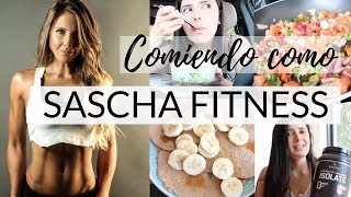 PROBANDO RECETAS DE SASCHA FITNESS POR UN DÍA [upl. by Hairas]