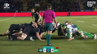 Highlights Round 2 URC 20242025 Glasgow Warriors vs Benetton Rugby 4210 [upl. by Didier]