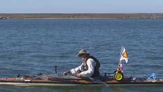 Man canoeing Great Loop makes Portsmouth pit stop [upl. by Aeneas]