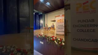 Kalpit Veerwal’s Keynote speech  Punjab Engineering College Chandigarh [upl. by Hutson]