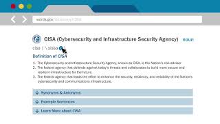 How is CISA pronounced [upl. by Pasho]