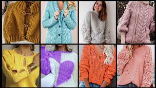 Most Beautiful amp Stylish Crochet Tunic TopSweater Designs Ideas 2024 [upl. by Deirdra]