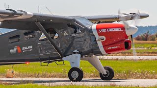 FIRST EVER Airshow Demo  Diesel V12 Beaver Flies at the 2023 Boundary Bay Airshow [upl. by Addiel]