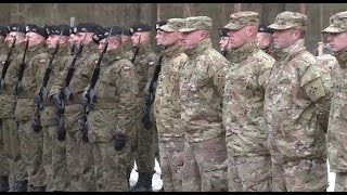 US NATO troops surge in Europe after Russian aggression [upl. by Vinni]