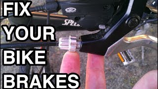 How to Adjust Your Bike Brakes the Easy Way [upl. by Sotsirhc543]