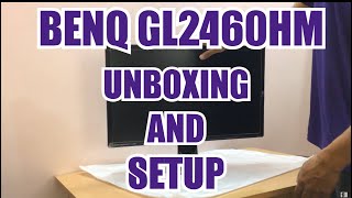 My New BenQ GL2460HM Monitor Unboxing amp Setup  markpro [upl. by Areema7]