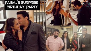 FAISALS SURPRISE 50TH BIRTHDAY PARTY WITH CELEBRITY FRIENDS AT YAZU  PART 1 [upl. by Ravilob]