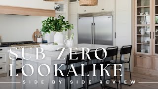 Sub Zero lookalike fridge for 13 the price  Frigidaire Side by Side Review [upl. by Naro]