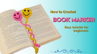 Crochet Bookmark Ideas  Emoji Bookmarks Tutorial  Creative design for book lovers Crochet Crafts [upl. by Hughes]