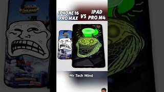 Iphone 16 Pro Max Vs iPad M4 Speed Test 🚀 iPad Keep Upshorts viralshorts [upl. by Idalina387]