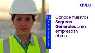 ¡Conoce nuestros Seguros Generales para empresas y obras 👀💼  AVLA Perú [upl. by Anasor]