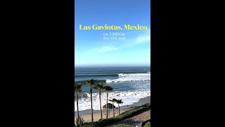 POV Surfing Las Gaviotas Mexico 8 to 10 ft wave on 10723 [upl. by Lewellen]