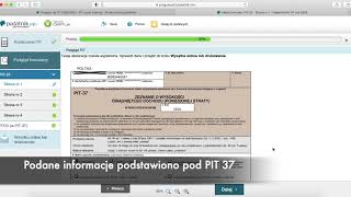 Jak wypełnić PIT 37 za rok 2020 w Podatnikinfo [upl. by Wootan]