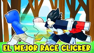 EL MEJOR RACE CLICKER de ANIME de ROBLOX  Anime Racing Clicker [upl. by Margie]