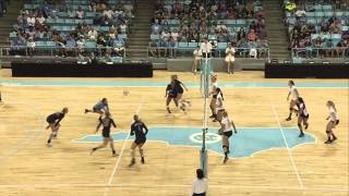 UNC Volleyball  Highlights vs JMU [upl. by Rennat331]