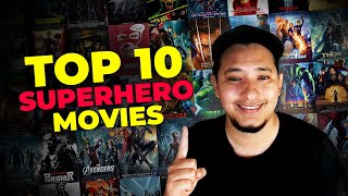 TOP 10 SUPERHERO MOVIES  Not Your Typical List [upl. by Morena136]