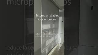 Estores enrollables microperforados decoracion estores luznatural cortinasmodernas [upl. by Allehc]