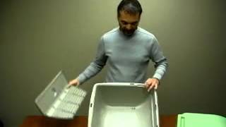 How To Assemble The Omega Paw Self Cleaning Litter Box [upl. by Aniad]