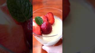 Panna Cotta Nonbaking dessert 🍓🍓簡単パンナコッタ レシピshorts [upl. by Kopans803]