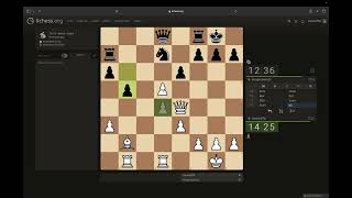 Chess Game 322  Queens Pawn Game Chigorin Variation [upl. by Ynnohj988]