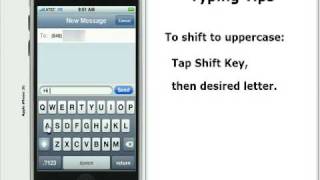 Send a Text Message  ATampT Apple iPhone 3G [upl. by Cnahc]