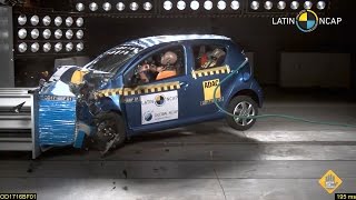 BYD F0 Crash Test Latin NCAP [upl. by Neelrad965]