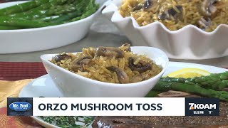 Mr Food Orzo Mushroom Toss 9262024 [upl. by Ailahtan]