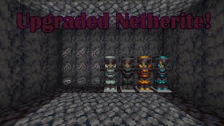 Cool Tools Armor and Effects  Upgraded Netherite Mod [upl. by Cristionna]