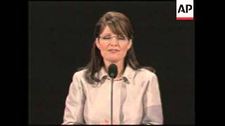 VP Candidate Sarah Palin addressses RNC Part 4 [upl. by Lela906]