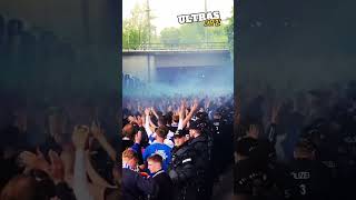 HSV Fanmarsch zum Volksparkstadion gegen St Pauli I HAMBURG SV vs FC St Pauli derby 352024 [upl. by Kopp]