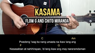 Kasama  Flow G and Chito Miranda  Guitar Tutorial [upl. by Ecnadnak]