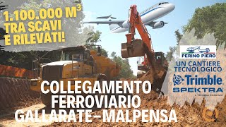 Collegamento ferroviario GallarateMalpensa un cantiere tecnologico [upl. by Nirok269]