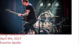 Sting London UK quotEventim Apolloquot 04092017 FULL AUDIO SHOW [upl. by Eboh]