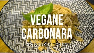 Vegane Spaghetti Carbonara – ein Body Kitchen® Rezept [upl. by Queston]