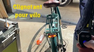 Ajout clignotant sur vélo de ville [upl. by Zaob258]