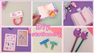 6 DIY CUTE STATIONERY IDEAS  BACK TO SCHOOL [upl. by Arnuad]