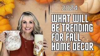 WHAT WILL BE TRENDING FOR FALL HOME DECOR  SHOP WITH ME FALL DECOR 2024 [upl. by Helbonnah385]