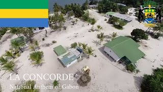 🇬🇦 La Concorde  National Anthem of Gabon [upl. by Neffirg674]