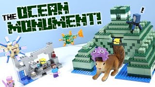 LEGO Minecraft The Ocean Monument Set 21136 Speed Build Review [upl. by Sarkaria]