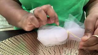 How To Make A Tulle Bow [upl. by Weinman]