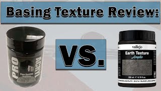 Review Pro Acryl Basing Texture vs Vallejo Paste [upl. by Olmstead406]