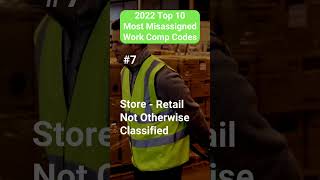 2022 NCCI Most Misassigned Workers Comp Class Codes [upl. by Bernette]